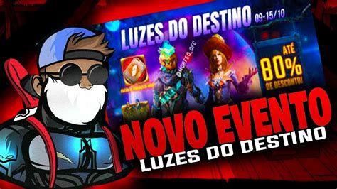 Free Fire Ao Vivo Novo Evento Luzes Do Destino Feliz Dia Das