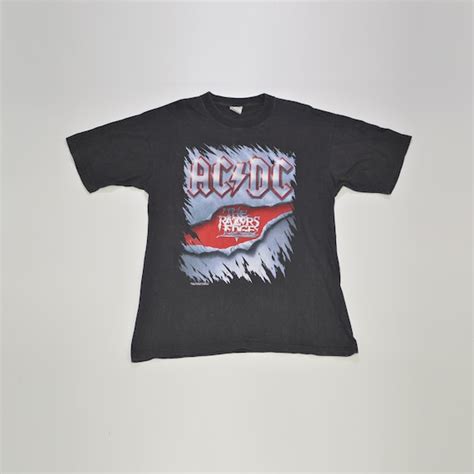 Vintage Ac Dc The Razors Edge World Tour Rock Gem