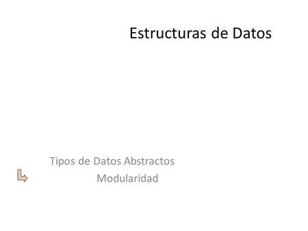 Tema Tipos Abstractos De Datos Ppt Descargar