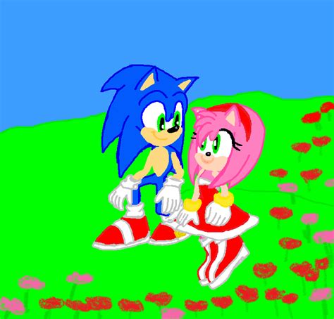 Sonic And Amy Frontiers Love Hedgehogs Sonic The Hedgehog Fan Art