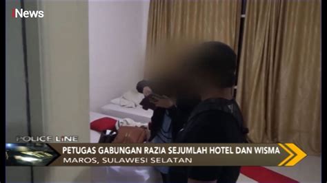 Gelar Razia Mesum Di Hotel Polres Maros Temukan 4 Pasangan Bukan Suami