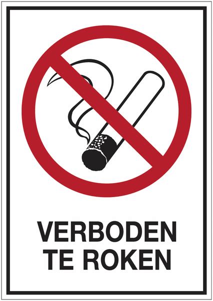 Verbodsborden En Stickers Rookverbod En Dampen Seton Belgi