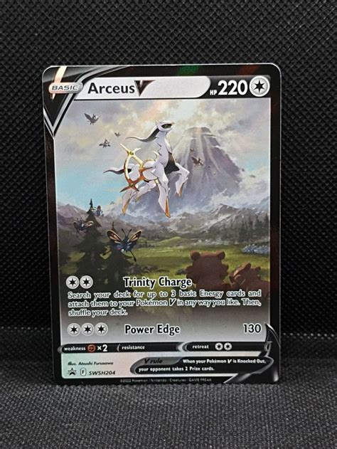 Arceus V Promo Swsh Hobbies Toys Toys Games On Carousell