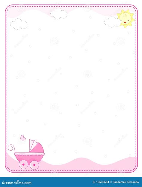 Baby Border Frame Stock Illustrations 20035 Baby Border Frame Stock