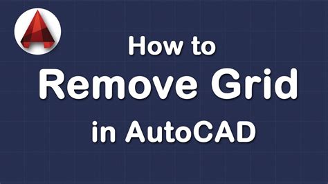 How To Remove Grid Or Turn Off Grid Display In AutoCAD YouTube