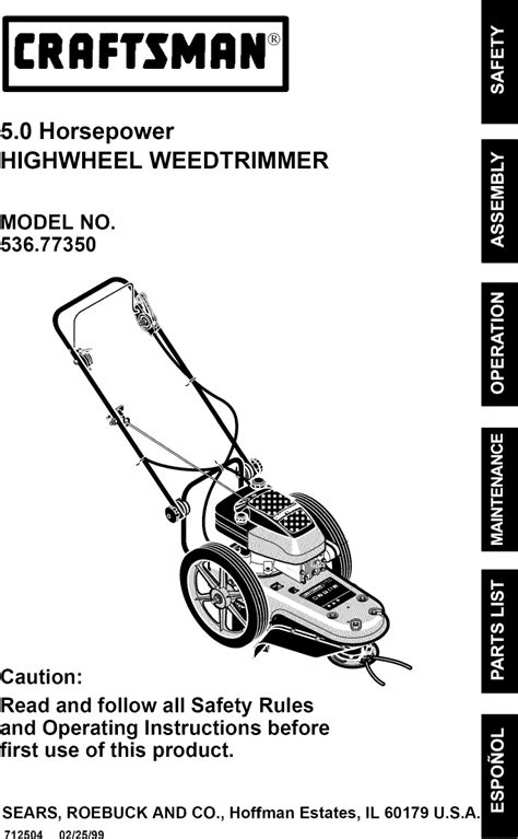 Craftsman User Manual Trimmer Manuals And Guides L