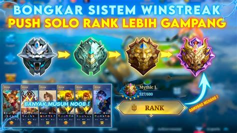 Sistem Winstreak Cara Push Rank Musuh Gampang Pakai Vpn Mobile Legends Banyak Musuh Noob