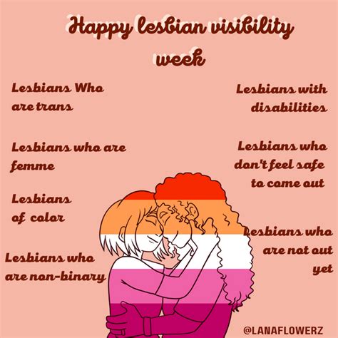 Happy Lesbian Visibility Week R Lgbt