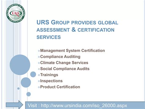 Iso 26000 Social Responsibility Ppt