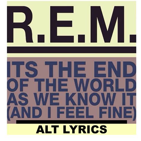 最新 Rem End Of The World Lyrics Trump 183104 Rem End Of The World