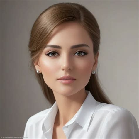 High Resolution Hyper Realistic Portrait Of A Sophisticated Woman In A