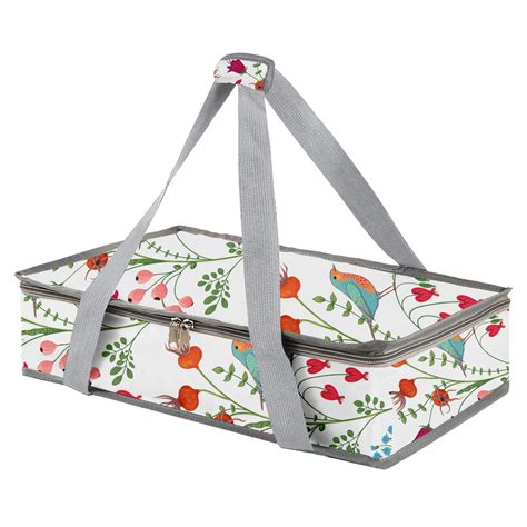 Numjaw Casserole Carrier For Hot Or Cold Food Insulated Casserole Travel Carry Bag Pie Carrier