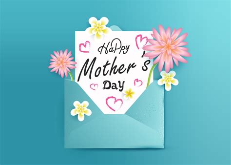 Happy Mothers Day 3d Greeting Card In Envelope Mothers Day Wishes For