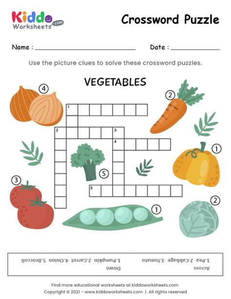 Free Printable Crossword Puzzles Free Printables Picture Clues