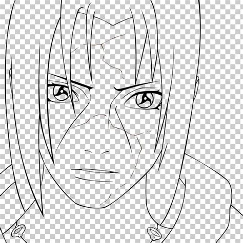 Itachi Uchiha Line Art Sasuke Uchiha Drawing Black And White Png