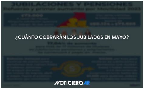 Cu Nto Cobrar N Los Jubilados En Mayo Actualizado