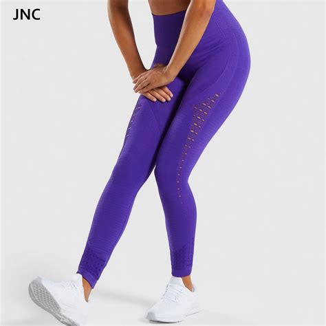 Jnc New Energy Seamless Leggings For Women High Waist Sport Legging