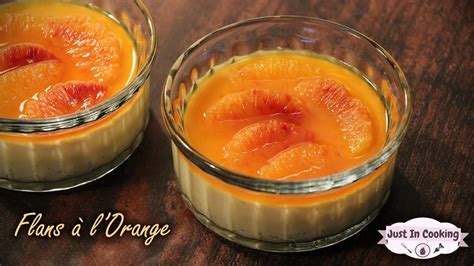 Recette des Flans à l Orange YouTube