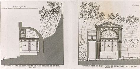 Hge Pompeii Drawing Of Tomb See Mazois F Les Ruines De