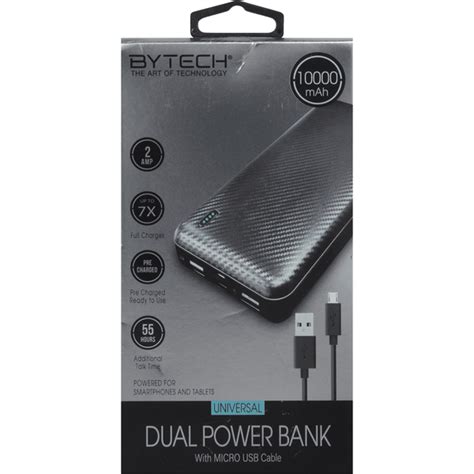 Bytech Dual Power Bank Universal 1 Each Delivery Or Pickup Near Me