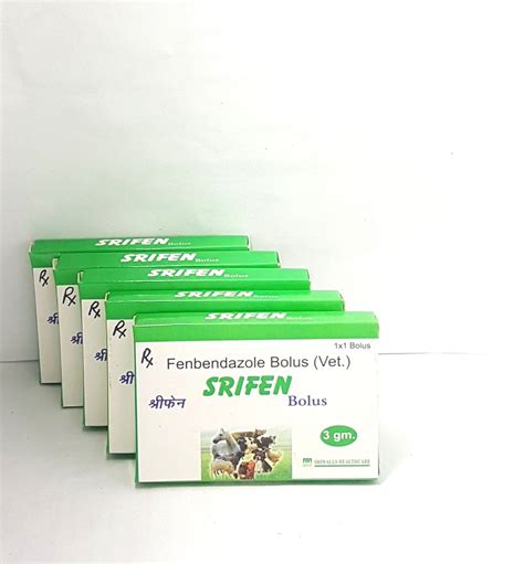 Fenbendazole Gm Bolus Veterinary Pharma Pcd Franchise Investment