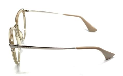 Prada Vpr 53u Lka 1o1 Beige Womens Authentic Eyeglasses