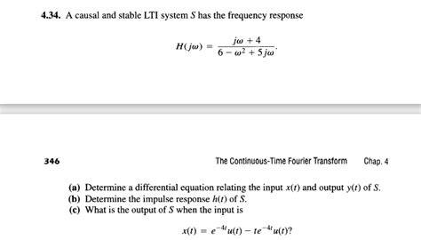 Solved A Causal And Stable Lti System S Has The Chegg