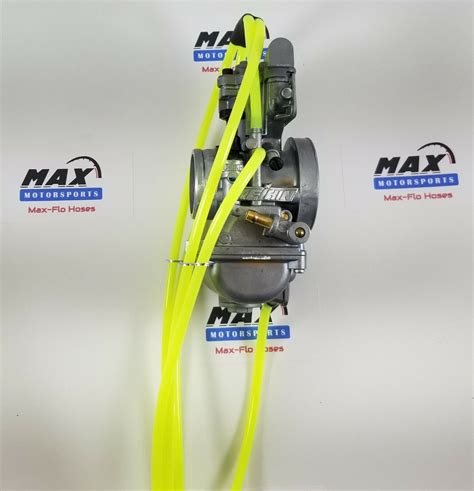 Ft Neon Yellow Carburetor Vent Hose Kit Yamaha Yz Yzf Keihin Fcr