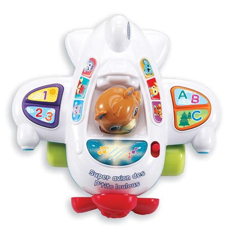 Vtech Baby Avion Roulant Interactif Super Avion Des P Tits Loulous