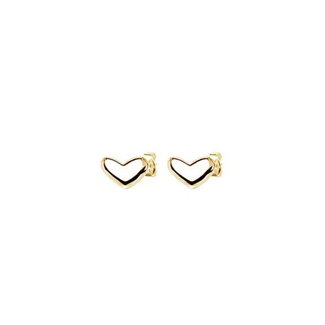 Loving Heart Medium Studs Gold Drakenberg Sj Lin Nordicspectra Se