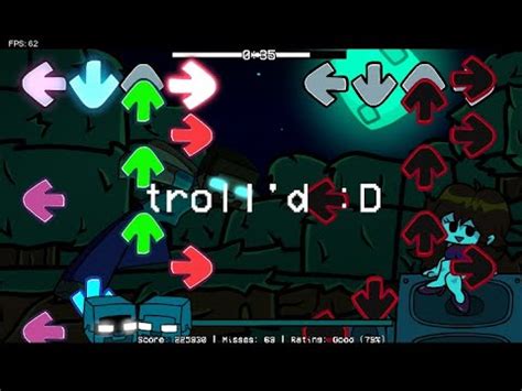 Danger Hardcore But I M Su Ks FNF Mod Vs Herobrine YouTube