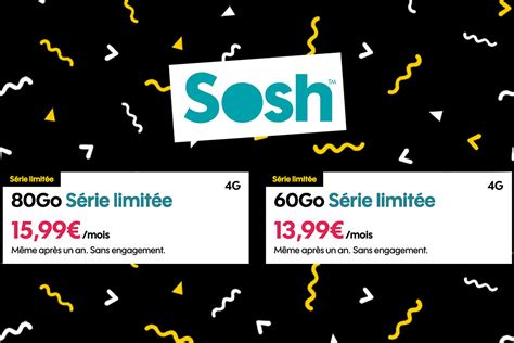 PROMO Sosh découvrez les 2 séries spéciales du moment actusmartphone fr