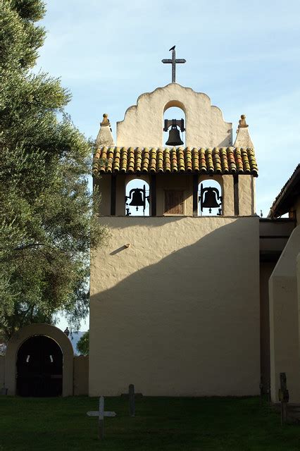 Bell Tower And Cemetery At Mission Santa Ines Flickr Photo Sharing