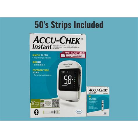 Accu Chek Instant Meter Set Mmol L Includes 50s Test Strips