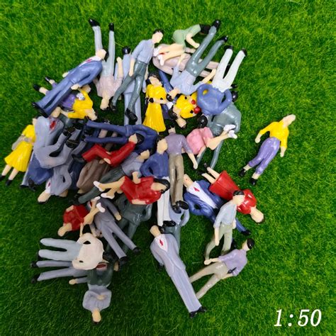 Миниатюрные фигурки людей 1:50-1:87, пластик, набор из 10 шт. | AliExpress