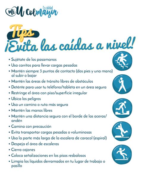 Tips Para Evitar Las Caidas Colegio Mayor De Antioquia