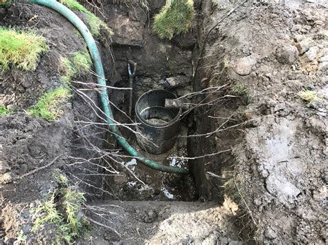 Septic Tank Outlet Repair In Halsall Lancashire Pump Chamber