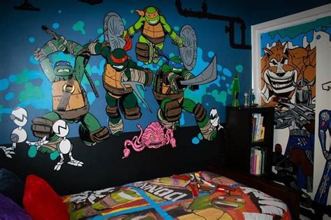 Teenage Mutant Ninja Turtles Bedroom Ideas Ninja Turtle Bedroom Turtle Bedroom Teenage