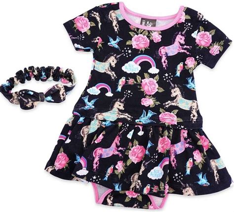 Six Bunnies Wonderland Onesie Dress Set At Sugarskulls