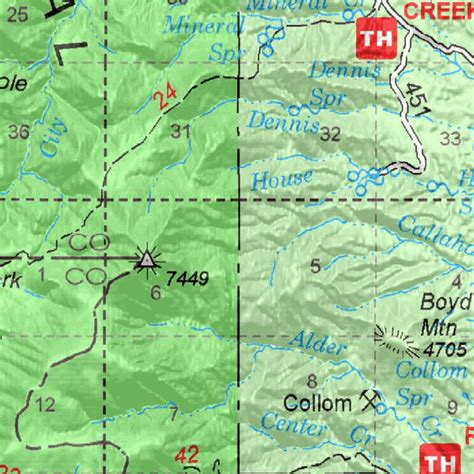 Tonto National Forest North 1 Of 2 Map By Montanagps Avenza Maps