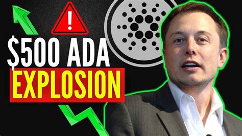 Elon Musk Announced Cardano ADA WILL EXPLODE To 500 PER ADA