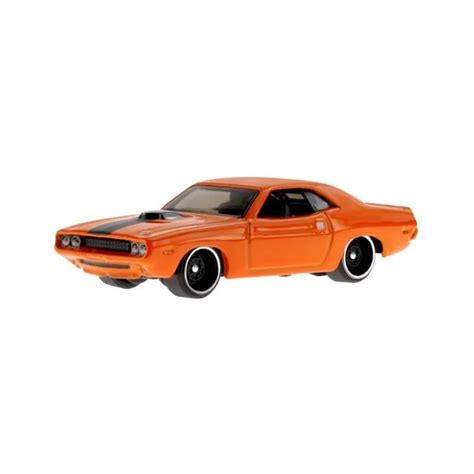 Masinuta Metalica Hot Wheels Dodge Hemi Challenger Fast Furious 1 64 Portocaliu EMAG Ro