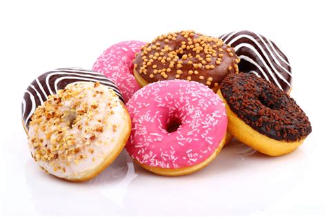 Desktop Wallpapers Doughnut Food Pastry Closeup White X