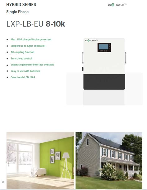 ONDULEUR SOLAIRE HYBRIDE INTELLIGENT LUXPOWER 10KVA 48V LXP AI PSC