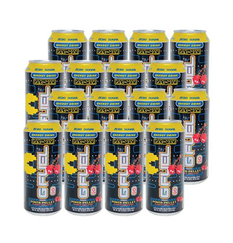 G Fuel Energy Power Pellet Cherry Lollipop 16 Fl Oz 16 Cans All