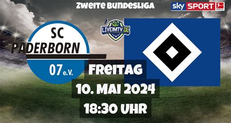 Sc Paderborn Hamburger Sv Fu Ball Zweite Bundesliga Live Am