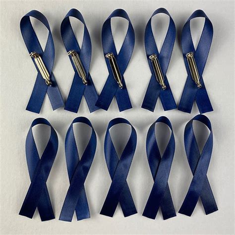 Navy Blue Awareness Ribbons The Ribbon Company