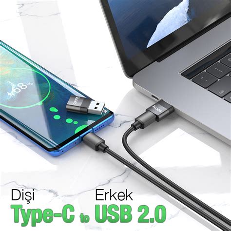 Hoco Ua Di I Type C To Erkek Usb D N T R C Evirici Adapt R