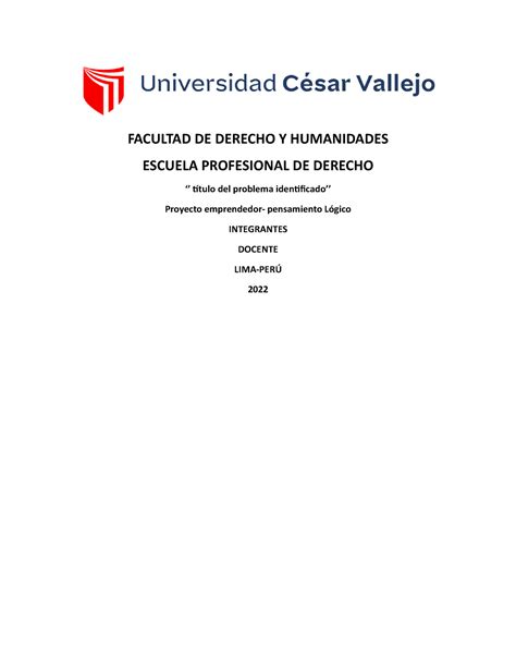 Facultad De Derecho Y Humanidades Facultad De Derecho Y Humanidades Escuela Profesional De