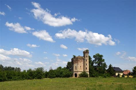 Ruins Of The Old Water Tower Ečka Zrenjanin Serbia Editorial Stock